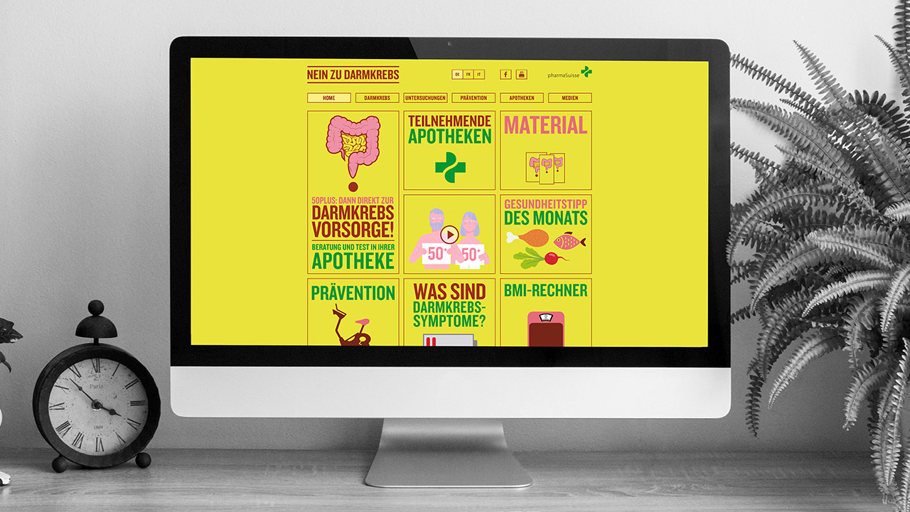 ONLINE WERBUNG: NEIN ZU DARMKREBS